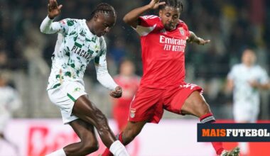 Benfica: Leandro Barreiro tem contusão no tornozelo esquerdo