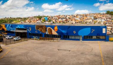 Grafiteiro carioca faz mural de 438 metros quadrados na periferia de São Paulo
