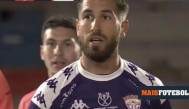 FOTO: sósia de Sergio Ramos «assombrou» o Barça na Taça do Rei