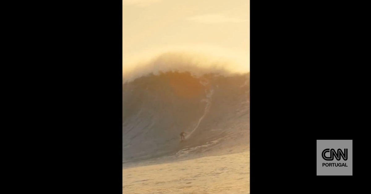 VÍDEO: surfista britânica afirma ter batido novo recorde na Nazaré