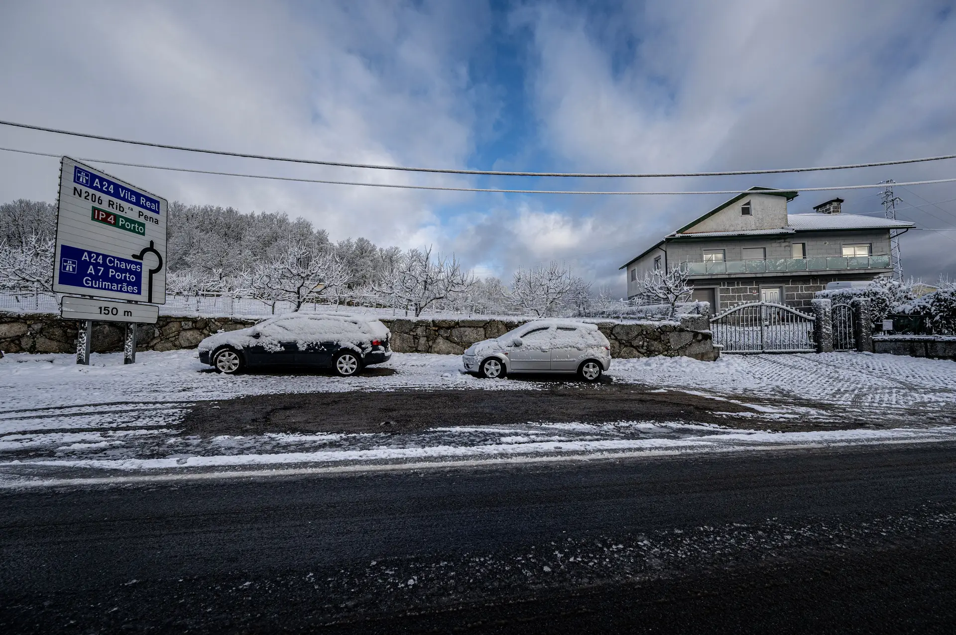 Queda de neve: seis distritos em Portugal em aviso laranja e quatro em amarelo