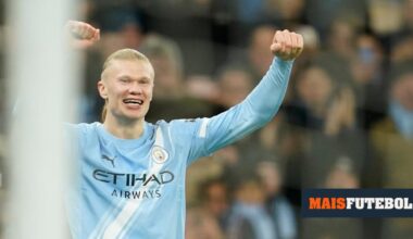 Premier League: Haaland ultrapassa Ronaldo em golos... em menos de metade dos jogos