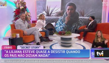 Cristina Ferreira interrompe entrevista a Fábio devido a discussão na casa do «Secret Story» - TVI