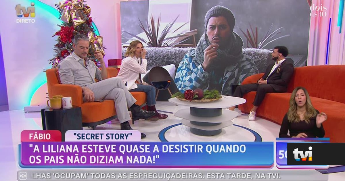 Cristina Ferreira interrompe entrevista a Fábio devido a discussão na casa do «Secret Story» - TVI