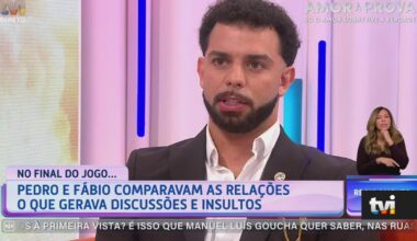 Fábio sobre Marisa e Pedro: «Tiveram sorte em ter o segredo separado» - TVI