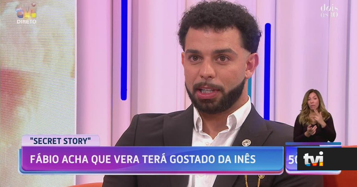 Fora do Secret Story, Fábio fala sobre atitude de Vera: «Não estava mesmo nada à espera» - TVI
