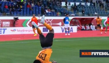 VÍDEO: celebração corre mal a Patson Daka e quase acaba em lesão grave