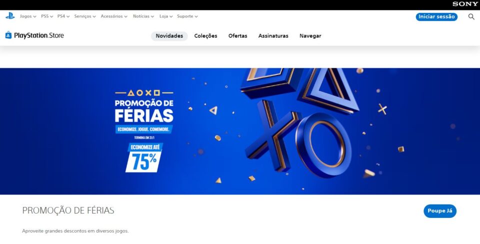 PlayStation anuncia a Promoção de Férias na PlayStation Store