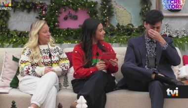 Leandro, Liliana e Inês emocionam-se ao receber presentes dos ex concorrentes - Secret Story