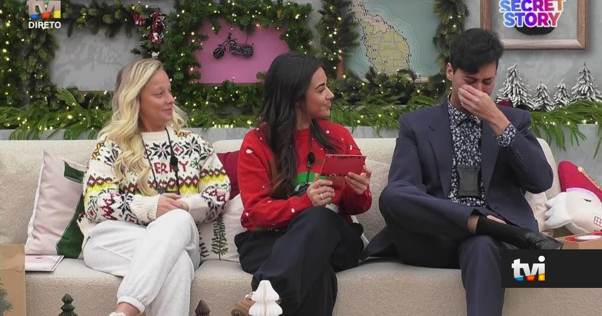 Leandro, Liliana e Inês emocionam-se ao receber presentes dos ex concorrentes - Secret Story