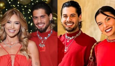 Economia ou saudade? Zé Felipe repete com Ana Castela a roupa do Natal anterior com Virginia – R7 Entretenimento