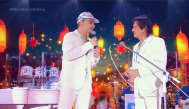 João Gomes nega 'climão' com Roberto Carlos em especial de Natal da TV Globo - Zoeira