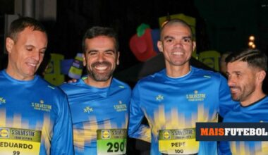 Pepe correu a São Silvestre do Porto e fez um tempo respeitável