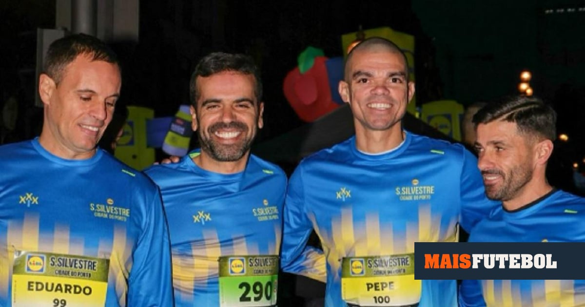 Pepe correu a São Silvestre do Porto e fez um tempo respeitável
