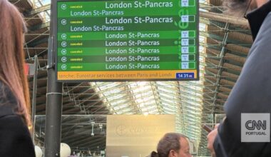 Caos em Inglaterra e França: problema na rede suspende todas as ligações no Eurotúnel