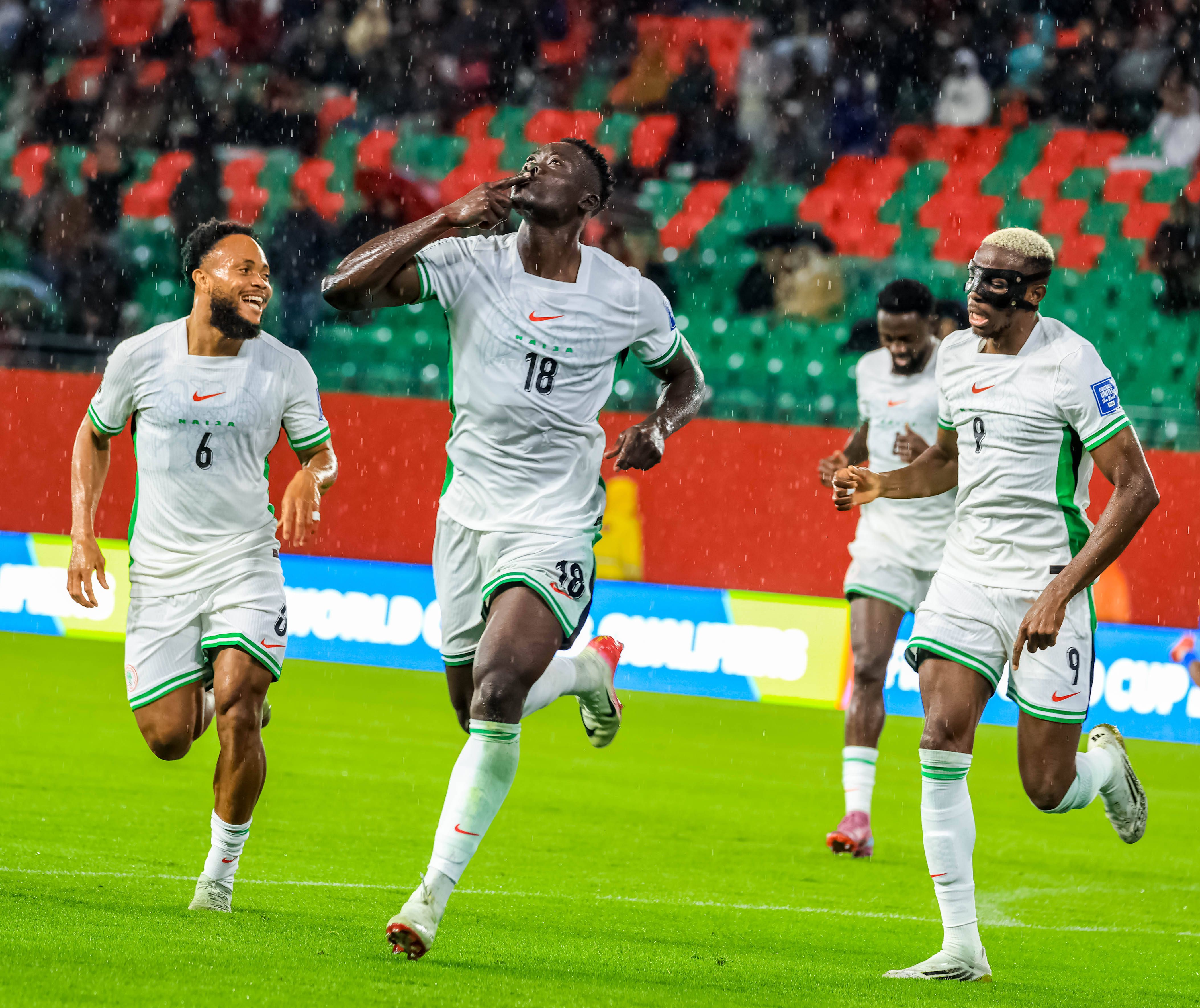 Nigéria. 7.3% de hipóteses de vitória; 14.9% de chegar à final; 27.8% de chegar às meias-finais; 50.4% de chegar aos quartos de final Foto Imago