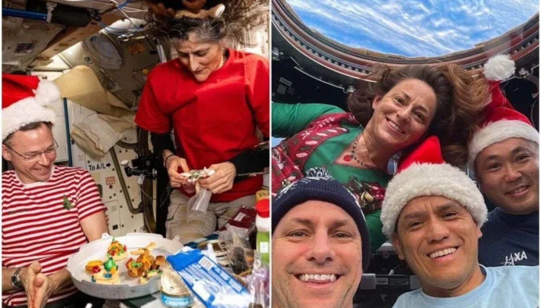Natal no espaço: Nasa mostra ceia de astronautas em estação espacial