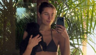 As imagens foram feitas durante um momento de descanso ao lado do marido, João Lucas, também de 26 anos, da mãe, Xuxa, e do padrasto, Junno Andrade, ambos com 62 -  (crédito: Reprodu&ccedil;&atilde;o/Instagram)