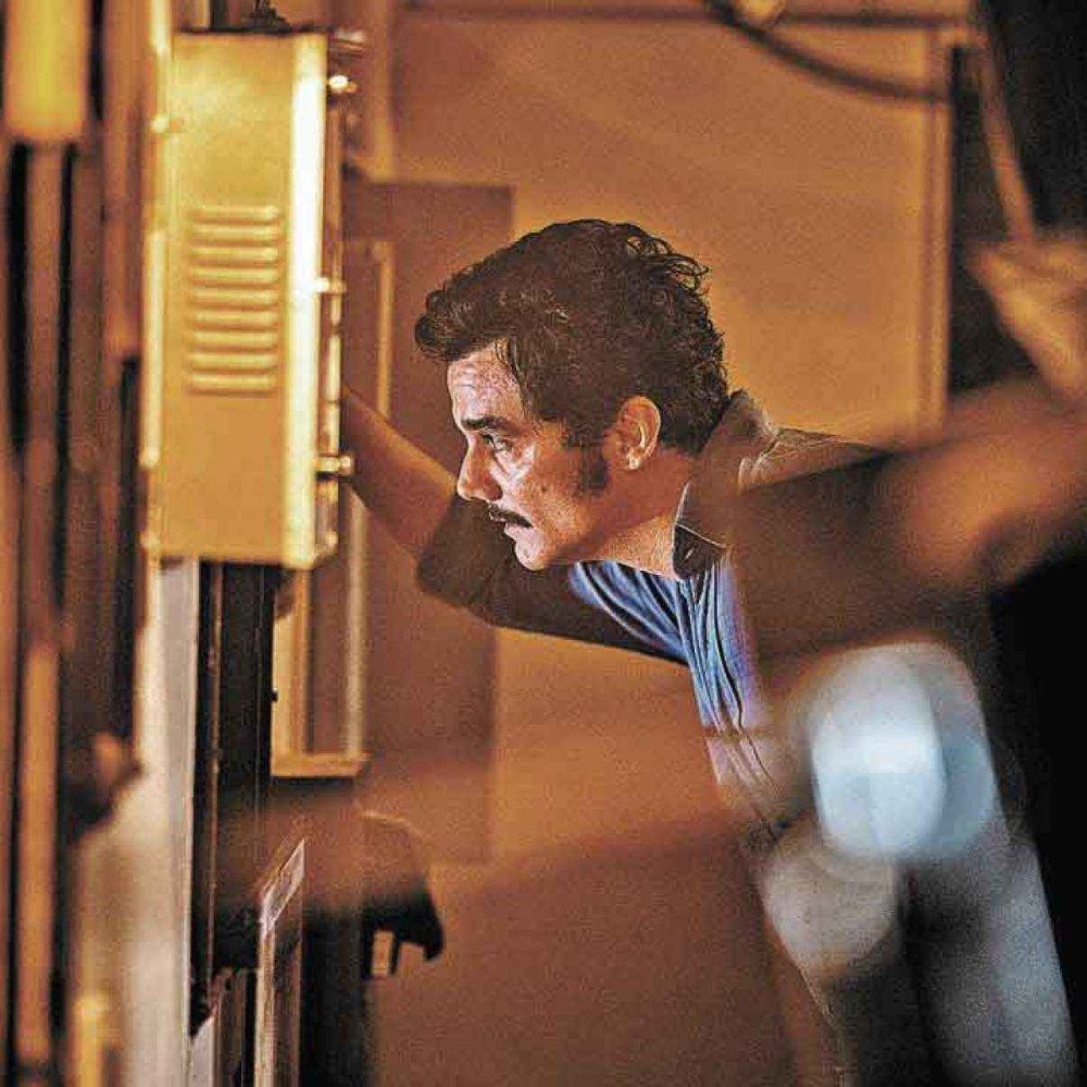 Wagner Moura entre amigos em Hollywood