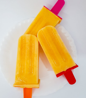 Manga sobrando por aí e crianças de férias pedem sobremesa gelada