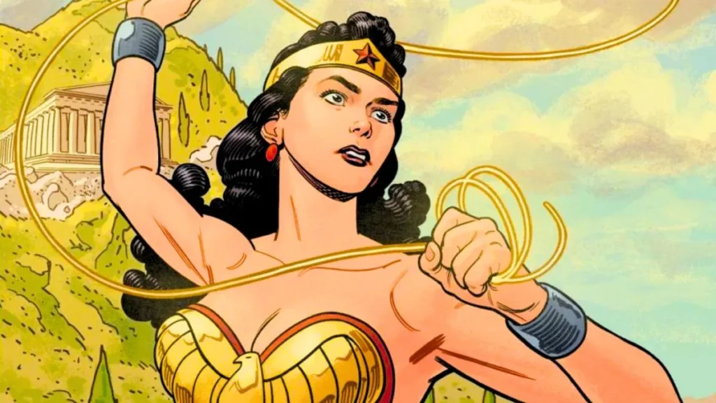 Mulher-Maravilha com uniforme clássicos nos quadrinhos