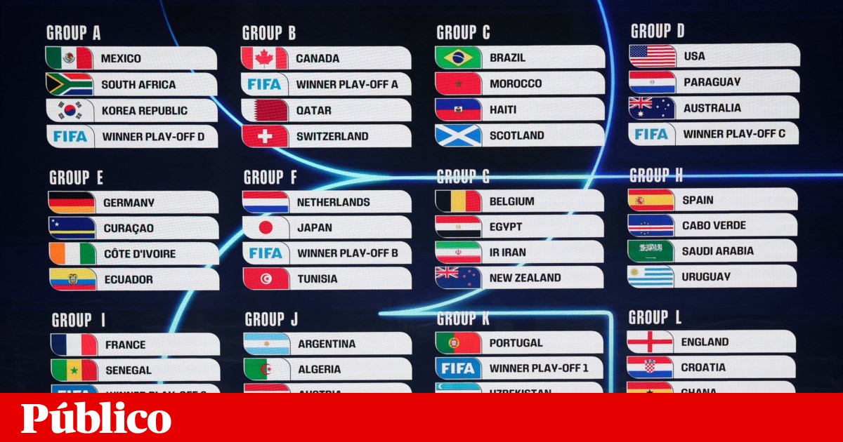 Portugal joga fase de grupos do Mundial 2026 nos EUA e estreia-se em Houston | Futebol