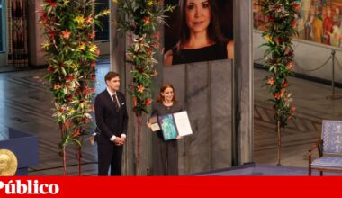 Com María Corina Machado a caminho de Oslo, foi a filha a receber o Nobel da Paz | Nobel da Paz