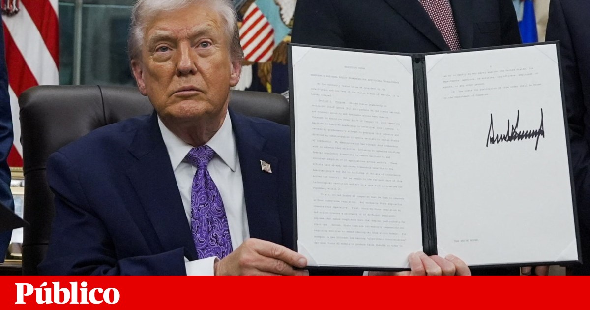 Trump assina lei que impede estados de aplicarem as suas próprias regras de IA | EUA