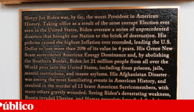 “Dorminhoco”, “pior de sempre”. Trump insulta antecessores nas paredes da Casa Branca | EUA