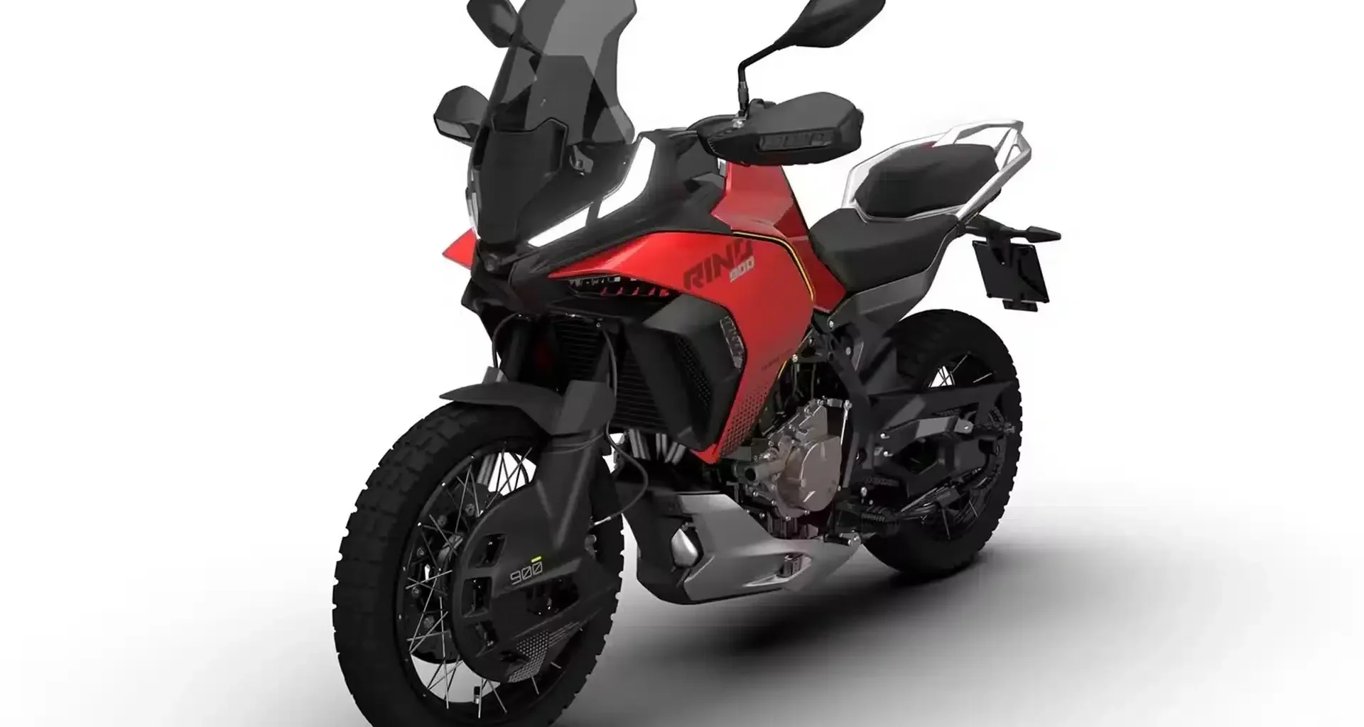 QJMotor Rino 900 ADV antecipa uma nova era adventure com motor tricilíndrico