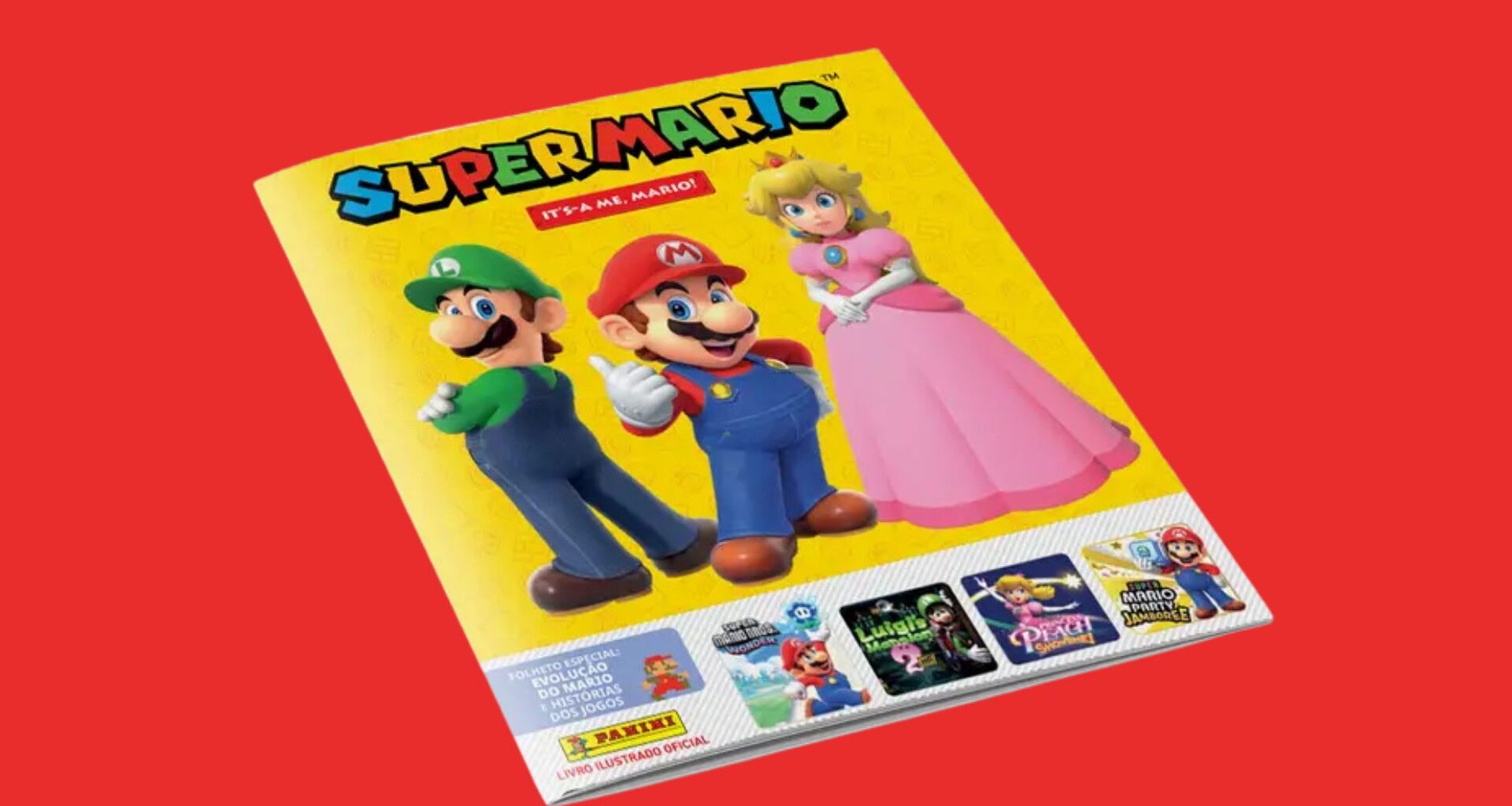 Panini anuncia novo álbum de figurinhas de Super Mario para 2026
