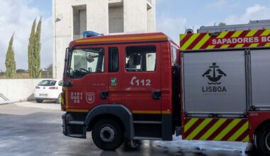 Explosão seguida de incêndio em prédio de Alcântara