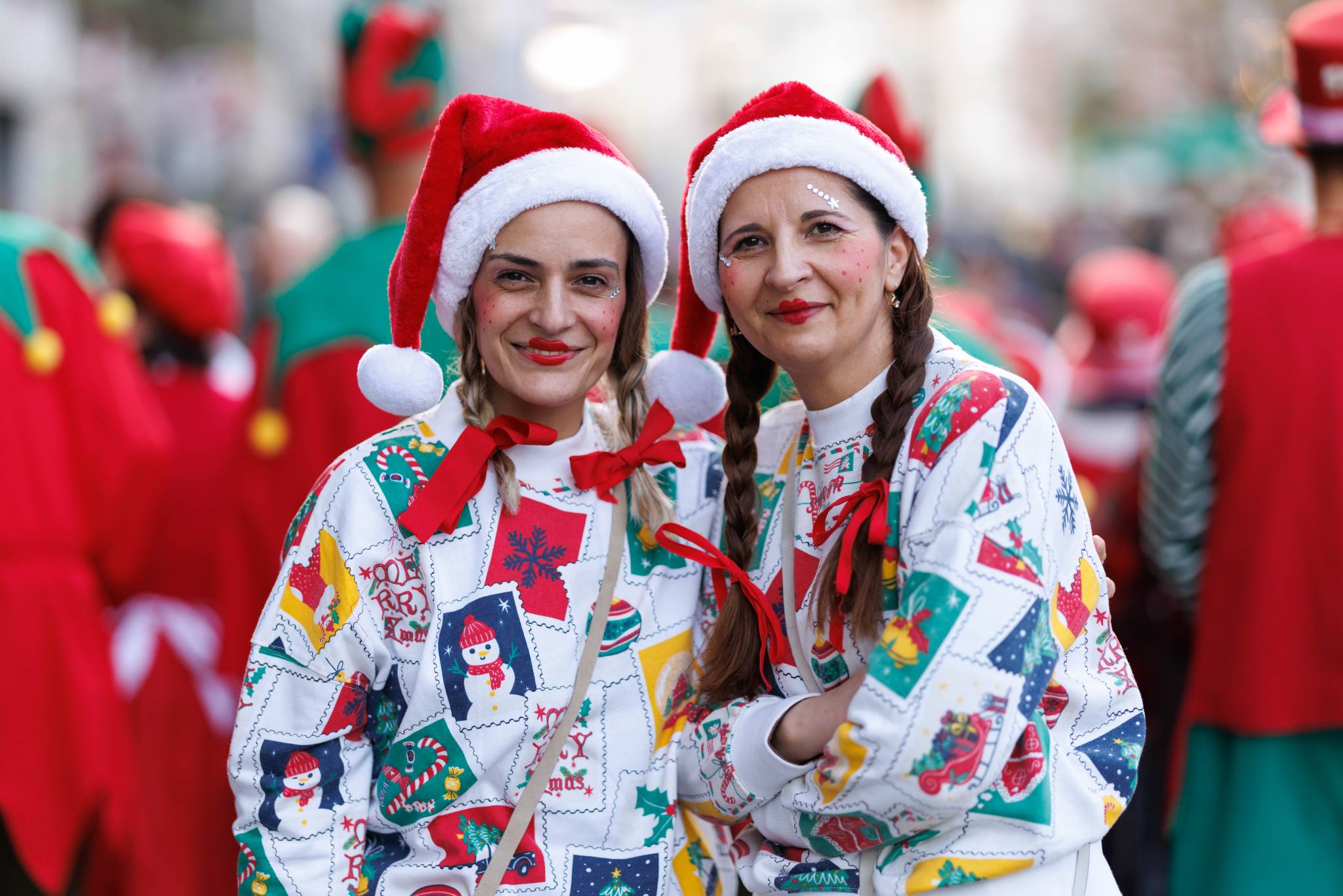 "maior parada de natal de sempre em braga" voltou a encher as ruas