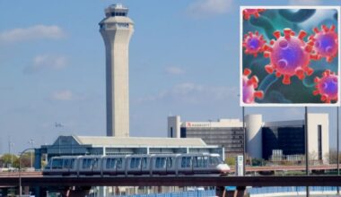 Caso de sarampo é identificado em aeroporto