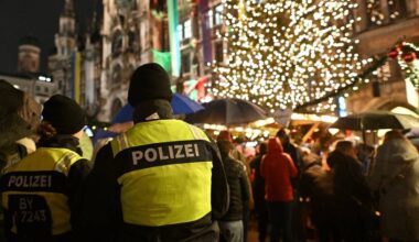 Detidos cinco suspeitos de planear ataque a mercado de Natal em Munique