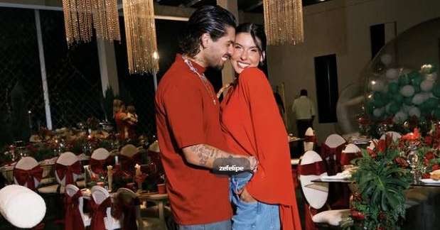 Ana Castela e Zé Felipe passam pela primeira vez a data juntos