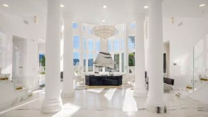 Detalhes exagerados na mansão levaram a críticas ao conceito na internet - Foto: Reprodução/ Christie’s International Real Estate Group