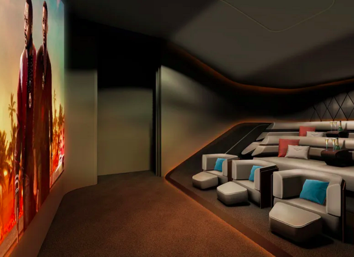 Além de oferecer espaço para até quatro carros na garagem, o edifício terá academia, spa, pet spa, bar de uísque, restaurante exclusivo para os moradores, um centro de bem-estar e uma sala de cinema!-Divulgação bentley residences