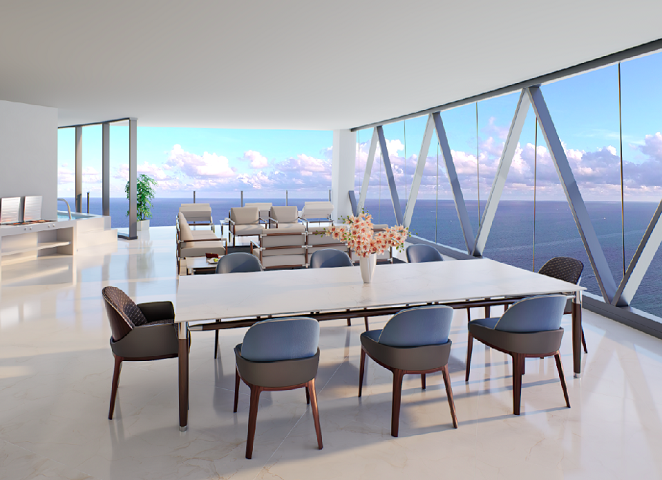 A preocupação com a sustentabilidade também é um aspecto fundamental deste projeto. O edifício está sendo construído de acordo com a certificação da Florida Green Building Coalition (FGBC) e usará materiais de construção que não prejudicam o meio ambiente.-Divulgação bentley residences