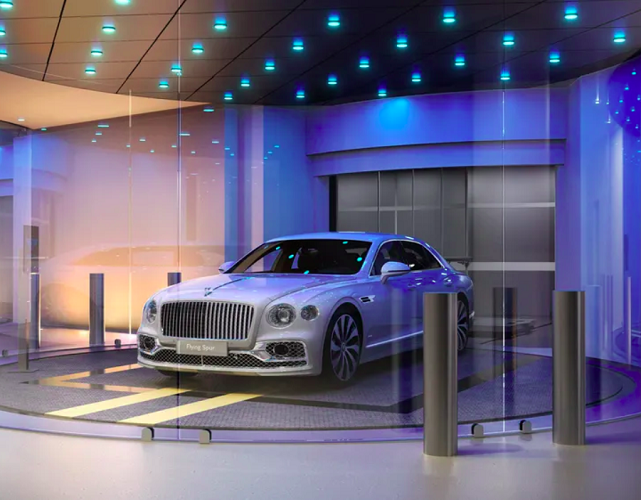 Já imaginou não ter que sair do carro para entrar no apartamento? A primeira torre residencial da Bentley Motors em Miami vai permitir isso aos moradores sortudos – e milionários, é claro.-Divulgação / bentley residences