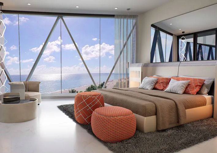 A construção deve ser inaugurada em 2028  e está sendo realizada em colaboração com o escritório de arquitetura Sieger Suarez Architects e a construtora Dezer Development dos Estados Unidos.-Divulgação bentley residences