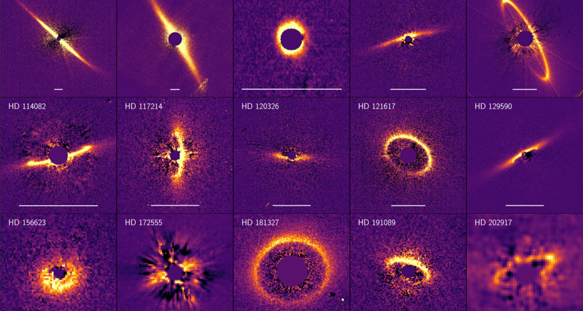 Cientistas registram 51 imagens de exoplanetas em formação