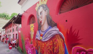 Salvador ganha dois murais de grafite em homenagem a Iansã e Santa Bárbara