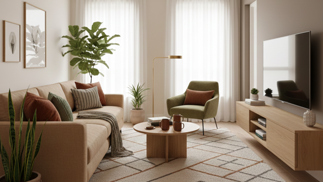 Adeus branco total: tons terrosos e quentes prometem dominar a decoração em 2026 - Estado de Minas