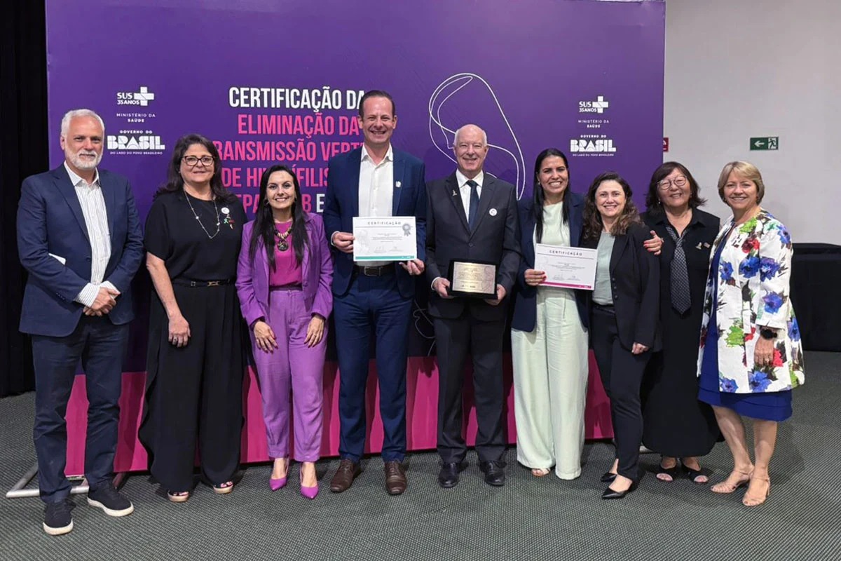 Municípios paulistas são reconhecidos por eliminar ou avançar no controle da transmissão vertical de HIV, sífilis e hepatite B