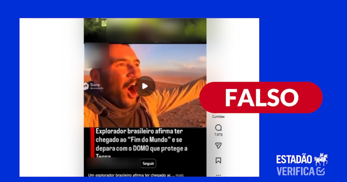 Vídeo de explorador encontrando domo no ‘fim do mundo’ foi criado com IA