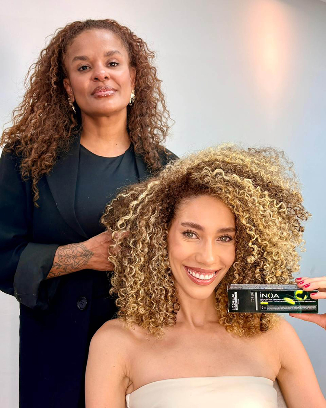 Cachos coloridos com iNOA de L’Oréal Professionnel LOreal 01