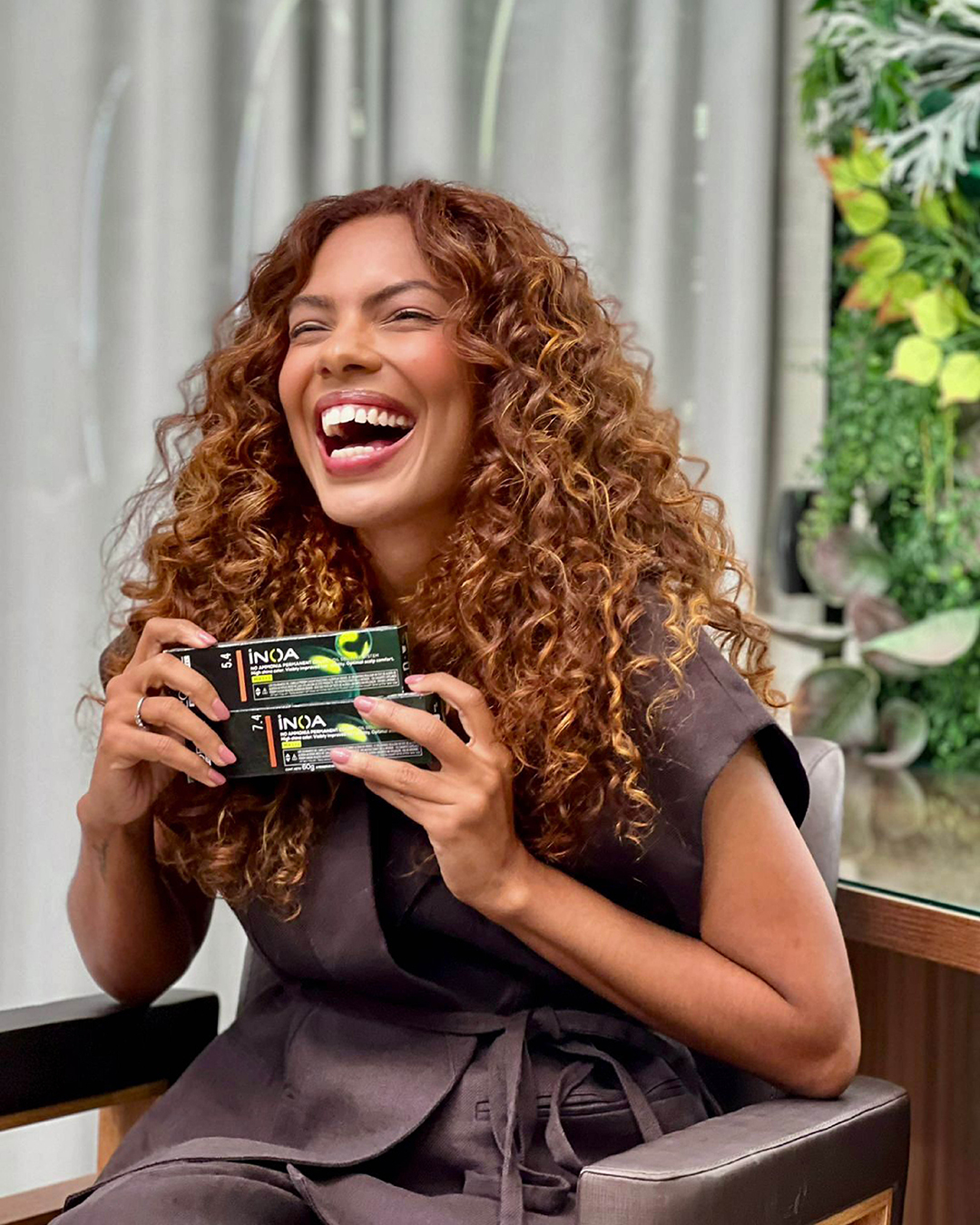 Cachos coloridos com iNOA de L’Oréal Professionnel LOreal 05