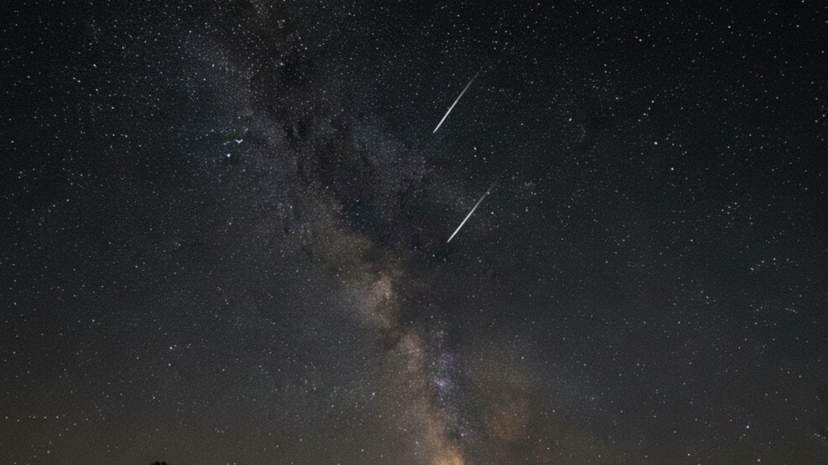 Chuva de meteoros Pupidas-Velidas será visível a olho nu (Foto: imagem gerada por IA)
