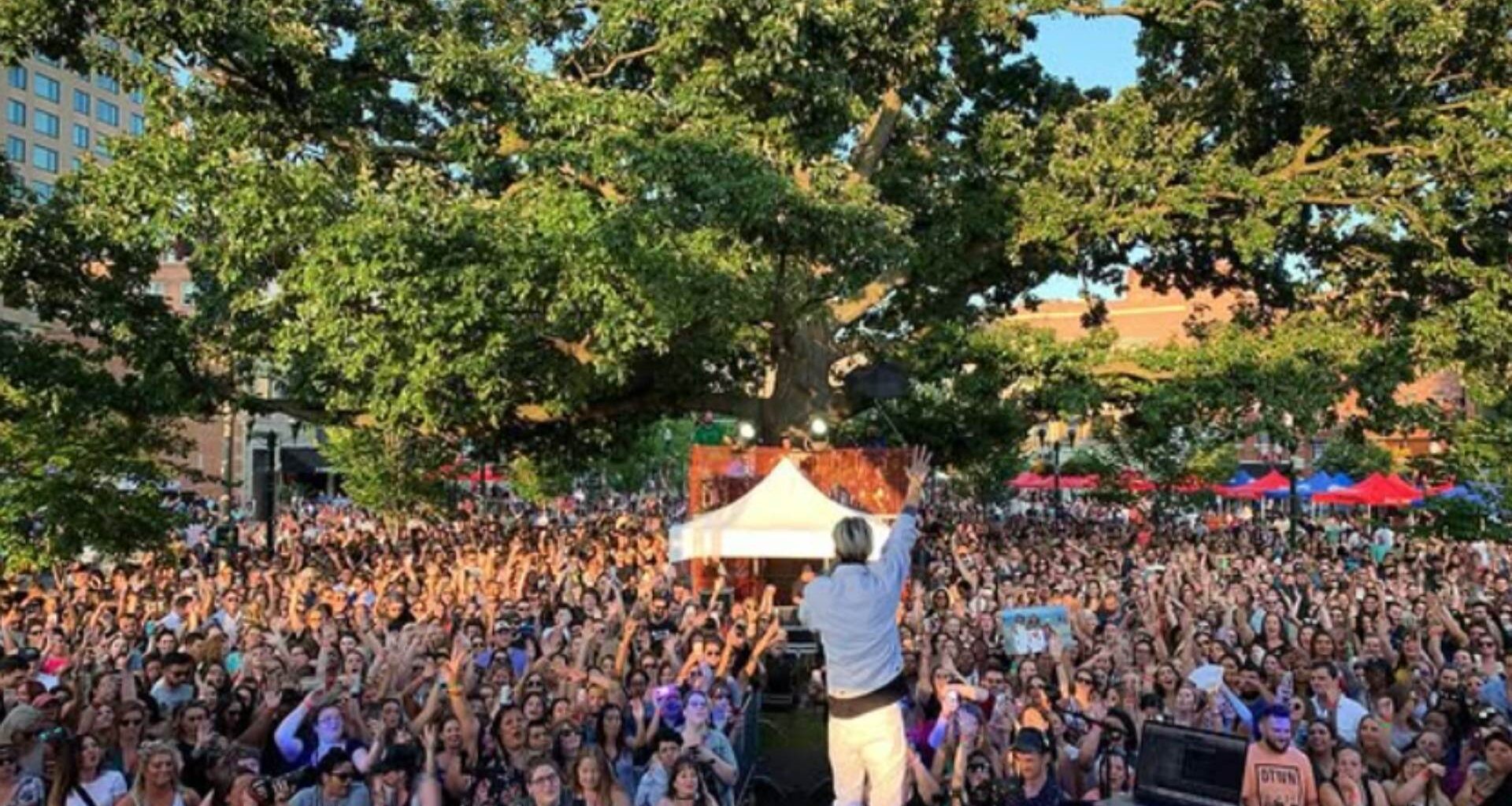 Show de Aaron Carter em 2019 - Foto: Reprodução/Instagram